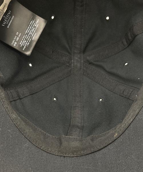 VALENTINO（ヴァレンティノ）VALENTINO (ヴァレンティノ) キャップ ブラック サイズ:58の古着・服飾アイテム