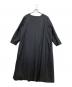 23区（ニジュウサンク）の古着「ウールジョーゼット Aライン ワンピース」｜ブラック