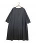 23区 (ニジュウサンク) ウールジョーゼット Aライン ワンピース ブラック サイズ:50：8000円