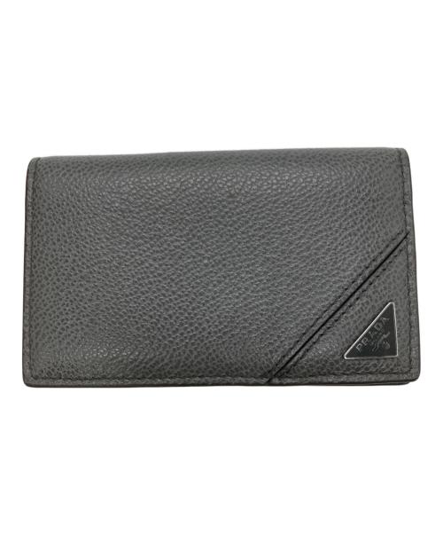 PRADA（プラダ）PRADA (プラダ) カードケース グレーの古着・服飾アイテム