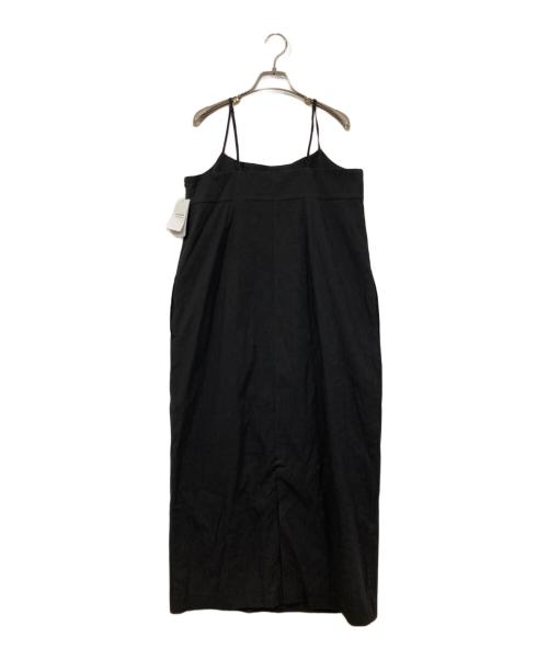 SLOBE IENA（スローブ イエナ）SLOBE IENA (スローブ イエナ) T/C タッサー キャミワンピース ブラック サイズ:FREEの古着・服飾アイテム