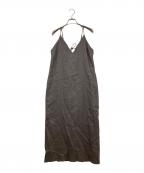 SLOBE IENAスローブ イエナ）の古着「リネンIラインキャミワンピース」｜グレー