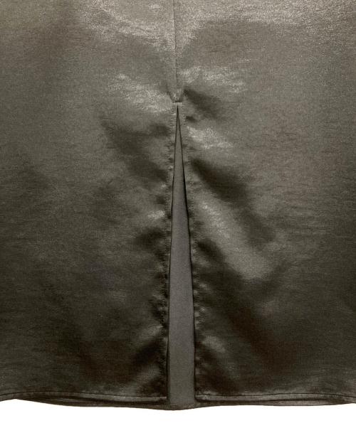 COLLAGE GALLARDAGALANTE（コラージュ ガリャルダガランテ）COLLAGE GALLARDAGALANTE (コラージュ ガリャルダガランテ) ヴィンテージサテンタイトスカート ブラック 未使用品の古着・服飾アイテム