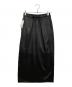 COLLAGE GALLARDAGALANTE (コラージュ ガリャルダガランテ) ヴィンテージサテンタイトスカート ブラック 未使用品：4000円