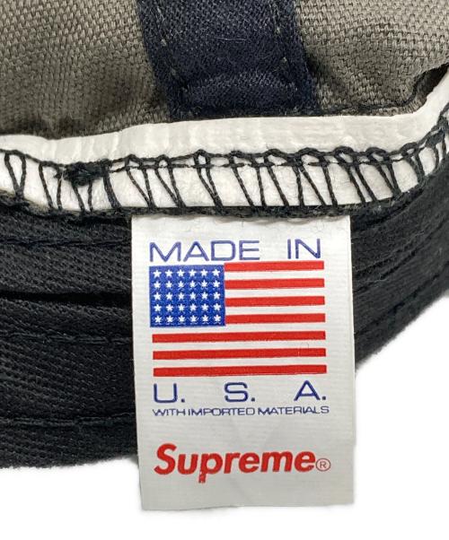 SUPREME（シュプリーム）SUPREME (シュプリーム) Small Box Coated Linen 6-Panel ブラックの古着・服飾アイテム