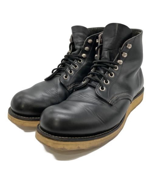 RED WING（レッドウィング）RED WING (レッドウィング) 6-inch Classic Round ブラック サイズ:9Dの古着・服飾アイテム