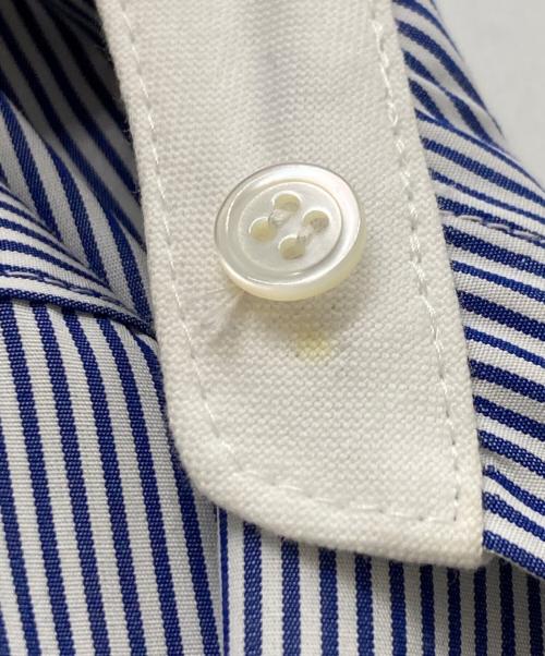 Midi-Umi（ミディウミ）Midi-Umi (ミディウミ) ストライプシャツワンピース ブルー サイズ:不明の古着・服飾アイテム