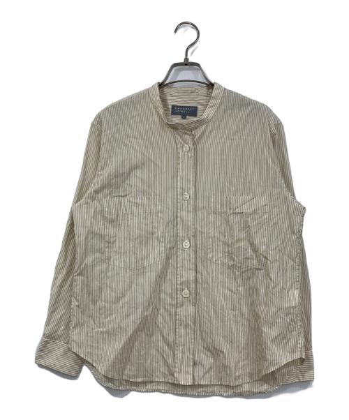 MARGARET HOWELL（マーガレットハウエル）MARGARET HOWELL (マーガレットハウエル) SILK COTTON STRIPE イエロー サイズ:1の古着・服飾アイテム