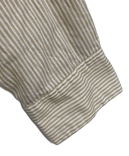 MARGARET HOWELL（マーガレットハウエル）MARGARET HOWELL (マーガレットハウエル) SILK COTTON STRIPE イエロー サイズ:1の古着・服飾アイテム