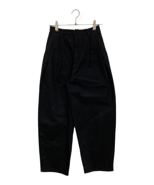 SLOBE IENA（スローブ イエナ）SLOBE IENA (スローブ イエナ) チノタックカービーパンツ ブラック サイズ:36の古着・服飾アイテム