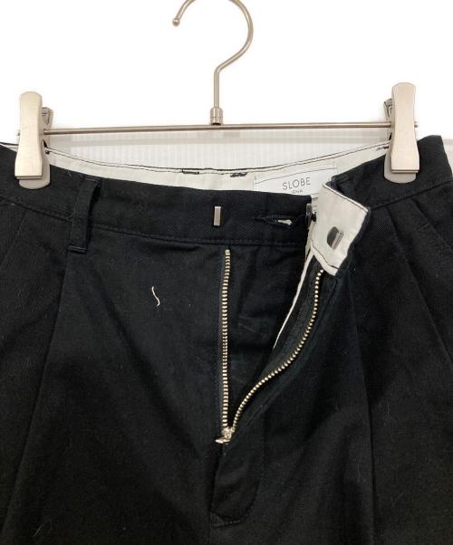 SLOBE IENA（スローブ イエナ）SLOBE IENA (スローブ イエナ) チノタックカービーパンツ ブラック サイズ:36の古着・服飾アイテム