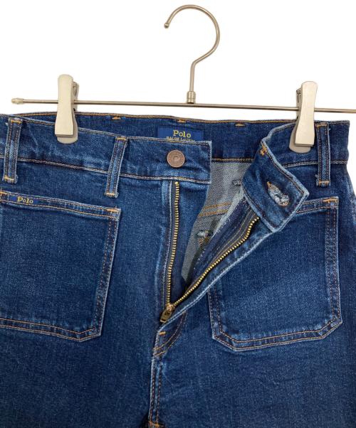 POLO RALPH LAUREN（ポロ・ラルフローレン）POLO RALPH LAUREN (ポロ・ラルフローレン) ブーツカットデニムパンツ ネイビー サイズ:25の古着・服飾アイテム