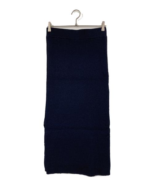 DEUXIEME CLASSE（ドゥーズィエム クラス）Deuxieme Classe (ドゥーズィエム クラス) Boucle Skirt ネイビー サイズ:36の古着・服飾アイテム