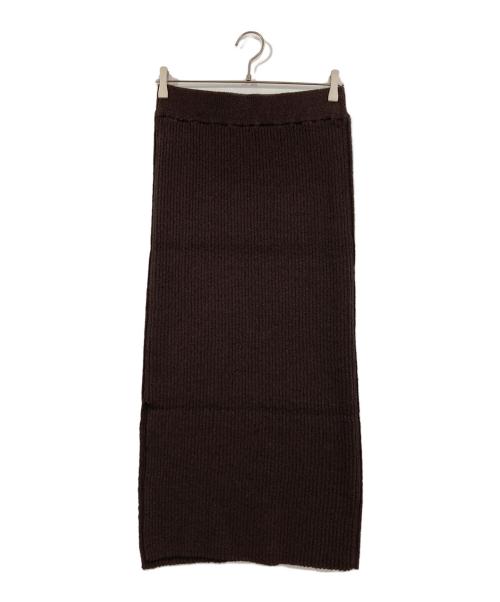 DEUXIEME CLASSE（ドゥーズィエム クラス）Deuxieme Classe (ドゥーズィエム クラス) Boucle Skirt ブラウン サイズ:36の古着・服飾アイテム