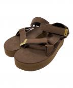 suicokeスイコック）の古着「SUEDE SANDAL」｜ブラウン