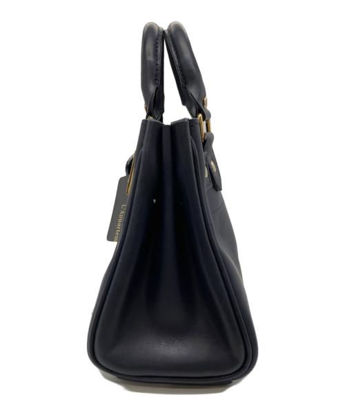 SITA PARANTICA（シータパランティカ）sita parantica (シータパランティカ) 2WAY TOTE BAG(S) ネイビーの古着・服飾アイテム