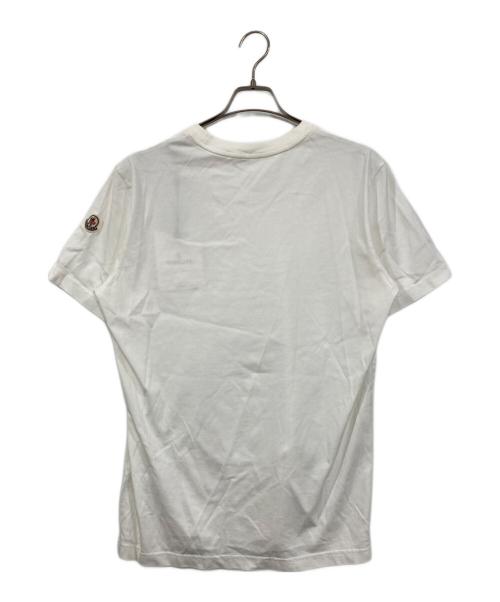 MONCLER（モンクレール）MONCLER (モンクレール) SS T-SHIRT ホワイト サイズ:Lの古着・服飾アイテム