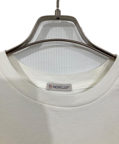 MONCLER（モンクレール）MONCLER (モンクレール) SS T-SHIRT ホワイト サイズ:Lの古着・服飾アイテム