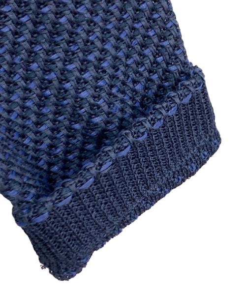 BARNEYS NEWYORK（バーニーズ・ニューヨーク）BARNEYS NEWYORK (バーニーズ・ニューヨーク) yonetomi (ヨネトミ) ダブルジャケット ネイビー サイズ:50の古着・服飾アイテム