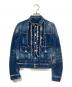DSQUARED2（ディースクエアード）の古着「デニムフリルジャケット」｜インディゴ
