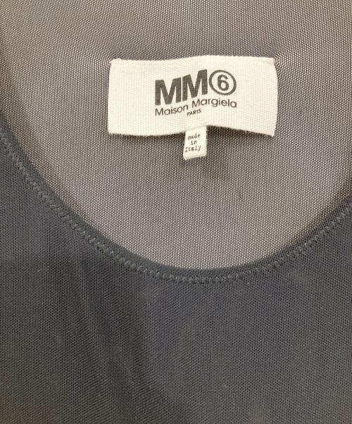 MM6 Maison Margiela（エムエムシックスメゾンマルジェラ）MM6 Maison Margiela (エムエムシックスメゾンマルジェラ) 素材切替 ワンピース グリーン サイズ:38の古着・服飾アイテム