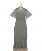 Snidelスナイデル）の古着「切替ワンピース」｜グレー