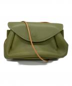 kissora×MOOMINキソラ×ムーミン）の古着「スナフキン刻印ショルダーバッグ」｜グリーン