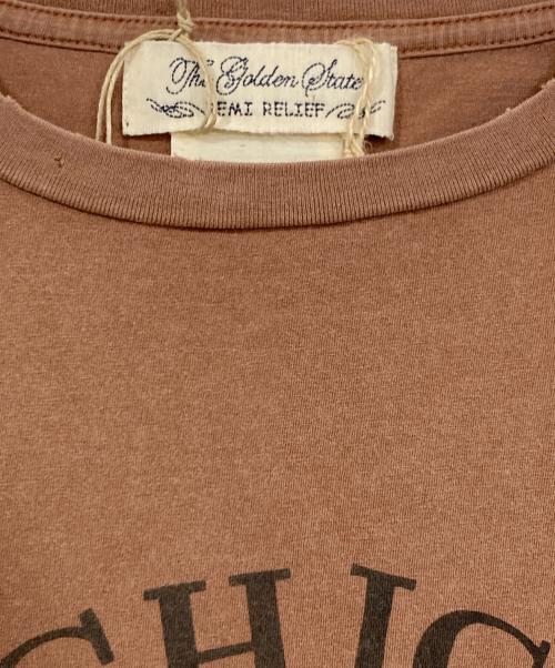 REMI RELIEF（レミレリーフ）REMI RELIEF (レミレリーフ) MICHIGAN T-sh ブラウン サイズ:FREEの古着・服飾アイテム
