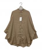 Hello Bonjour!ハローボンジュール）の古着「Dolmansleeve Sheer BL」｜ベージュ