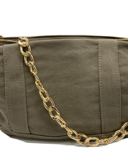 GOOD GRIEF!（グッドグリーフ）GOOD GRIEF! (グッドグリーフ) Canvas Cluch Bag(L) カーキ 未使用品の古着・服飾アイテム