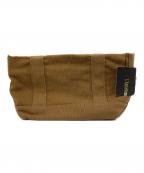 GOOD GRIEF!グッドグリーフ）の古着「Canvas Cluch Bag(S)」｜キャメル