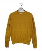 MACKINTOSH LONDONマッキントッシュ ロンドン）の古着「綿リンクスクルーネックニット」｜イエロー
