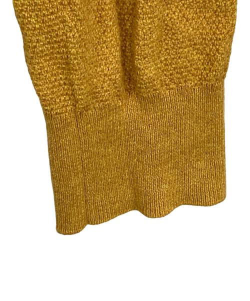 MACKINTOSH LONDON（マッキントッシュ ロンドン）MACKINTOSH LONDON (マッキントッシュ ロンドン) 綿リンクスクルーネックニット イエロー サイズ:Ⅿの古着・服飾アイテム