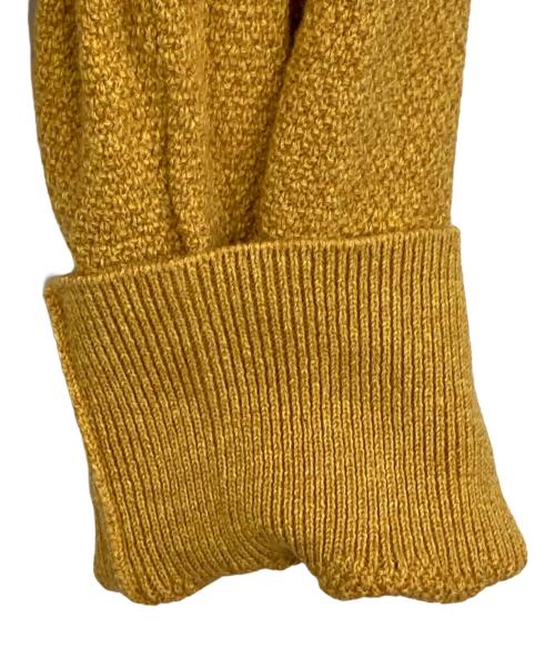 MACKINTOSH LONDON（マッキントッシュ ロンドン）MACKINTOSH LONDON (マッキントッシュ ロンドン) 綿リンクスクルーネックニット イエロー サイズ:Ⅿの古着・服飾アイテム