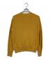 MACKINTOSH LONDON (マッキントッシュ ロンドン) 綿リンクスクルーネックニット イエロー サイズ:Ⅿ：4000円