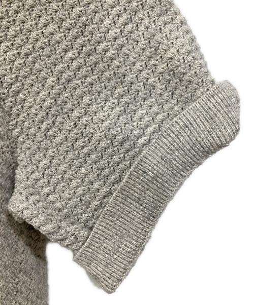 MACKINTOSH LONDON（マッキントッシュ ロンドン）MACKINTOSH LONDON (マッキントッシュ ロンドン) 交編レースクルーネックニット グレー サイズ:Ⅿの古着・服飾アイテム