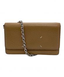 Maison Margiela（メゾンマルジェラ）の古着「4ステッチ チェーンウォレット」｜ベージュ