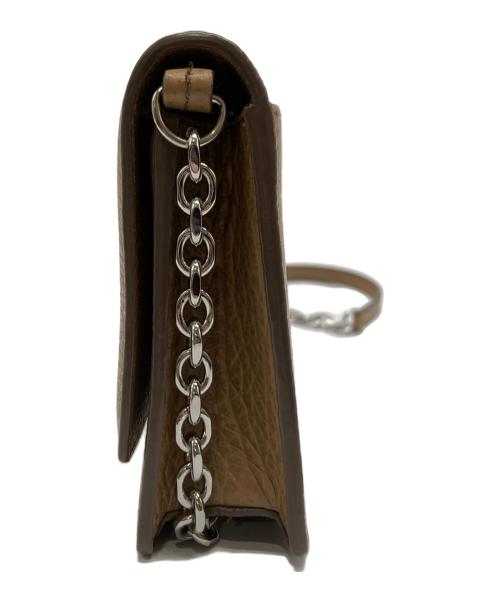 Maison Margiela（メゾンマルジェラ）Maison Margiela (メゾンマルジェラ) 4ステッチ チェーンウォレット ベージュの古着・服飾アイテム