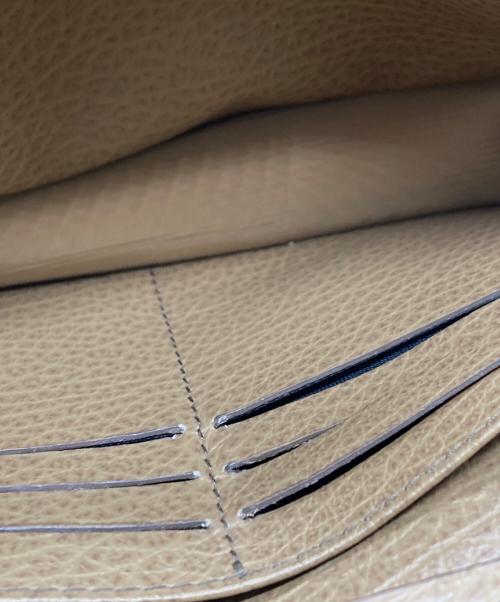 Maison Margiela（メゾンマルジェラ）Maison Margiela (メゾンマルジェラ) 4ステッチ チェーンウォレット ベージュの古着・服飾アイテム