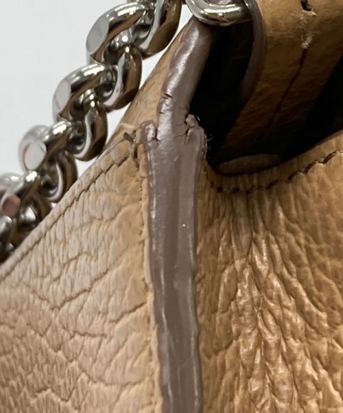 Maison Margiela（メゾンマルジェラ）Maison Margiela (メゾンマルジェラ) 4ステッチ チェーンウォレット ベージュの古着・服飾アイテム