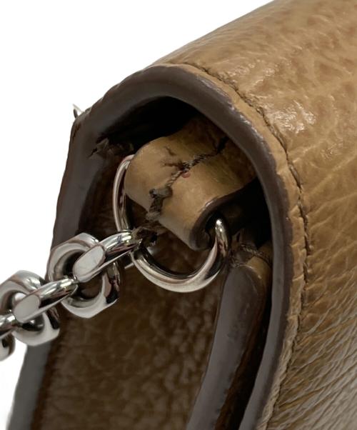 Maison Margiela（メゾンマルジェラ）Maison Margiela (メゾンマルジェラ) 4ステッチ チェーンウォレット ベージュの古着・服飾アイテム