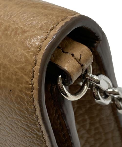 Maison Margiela（メゾンマルジェラ）Maison Margiela (メゾンマルジェラ) 4ステッチ チェーンウォレット ベージュの古着・服飾アイテム