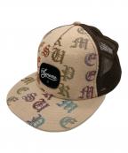SUPREMEシュプリーム）の古着「22SS Gradient Jacquard Denim Mesh Back 5Panel Cap」｜ベージュ