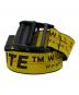 OFFWHITE（オフホワイト）の古着「INDUSTRIAL BELT」｜イエロー