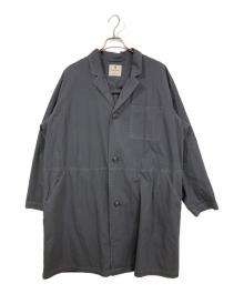 Snow peak（スノーピーク）の古着「Natural-Dyed Recycled Cotton Coat」｜グレー