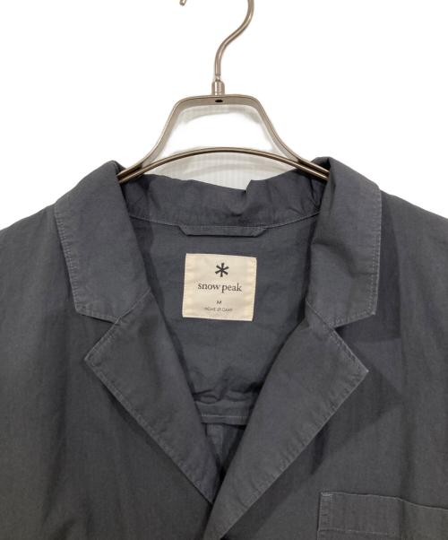 Snow peak（スノーピーク）snow peak (スノーピーク) Natural-Dyed Recycled Cotton Coat グレー サイズ:Ⅿの古着・服飾アイテム