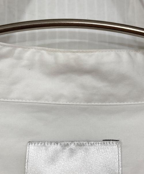 PAUL SMITH（ポールスミス）PAUL SMITH (ポールスミス) スタンドカラー比翼シャツ ホワイト サイズ:XLの古着・服飾アイテム
