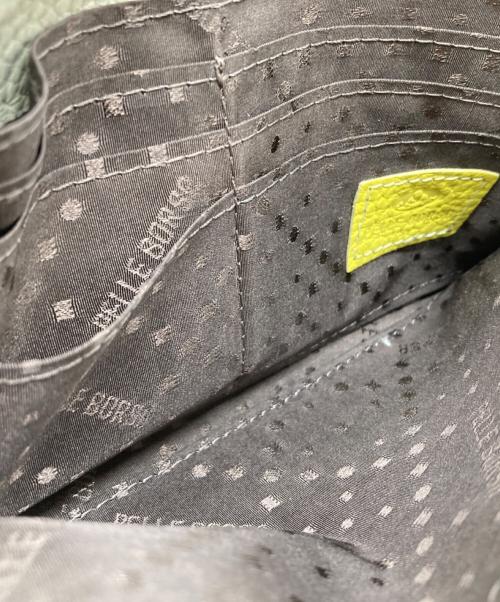 PELLE BORSA（ペレボルサ）PELLE BORSA (ペレボルサ) スリムウォレット イエロー×ブラウンの古着・服飾アイテム