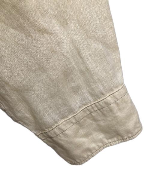 DIESEL（ディーゼル）DIESEL (ディーゼル) 長袖リネンシャツ ベージュ サイズ:48の古着・服飾アイテム