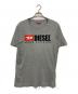 DIESEL（ディーゼル）の古着「ロゴＴシャツ」｜グレー
